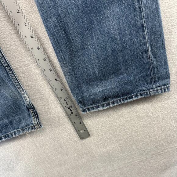 Diesel jeans mens 34x32 Fits 35x33 Blue Viker Straight Whisker Vintage y2k 2000s - Picture 4 of 16